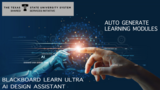 Auto-Generate Learning Modules with the AI Design Assistant in Blackboard Ultra Courses