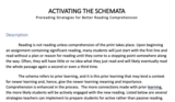 Activating the Schemata [Resource]