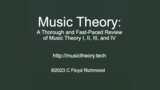 Music Theory: A Thorough and Fast-Paced Review of Theory I, II, III, and IV