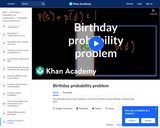 Probability: Birthday Probability Problem