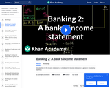 Banking, Money, Finance: Introduction to the Bank Income Statement