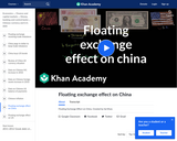 Current Economics: Floating Exchange Effect on China