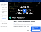 Differential Equations: Laplace Transform of the Unit Step Function