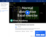 Statistics: Normal Distribution Excel Exercise