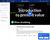 Finance & Economics: Introduction to Present Value