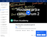 Finance & Economics: The Housing Price ConundrumíPart 2