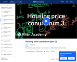 Finance & Economics: The Housing Price ConundrumíPart 3