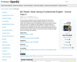 BC Reads: Adult Literacy Fundamental English - Course Pack 4