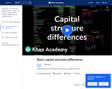 Finance & Economics: Basic Capital Structure Differences