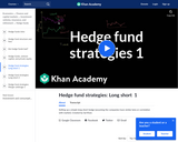 Finance & Economics: Hedge Fund Strategies - Long Short  1