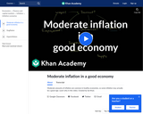 Finance & Economics: Moderate Inflation in a Good Economy