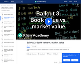 Financial Bailout 3: Book Value Vs. Market Value