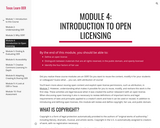 Module 4: Introduction to Open Licensing