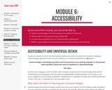Module 6: Accessibility