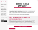 Module 10: Final Assessment