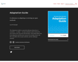 Adaptation Guide: A reference to adapting or revising an open textbook