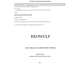The Project Gutenberg eBook of Beowulf: An Anglo-Saxon Epic Poem