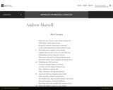 Andrew Marvell – Anthology of Medieval Literature