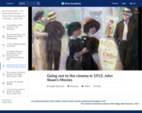 Going out to the cinema in 1913, John Sloan's Movies