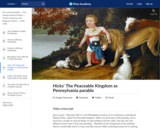 Hicks' The Peaceable Kingdom as Pennsylvania parable