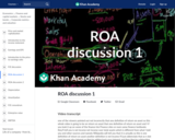 ROA discussion 1