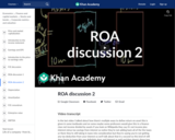 ROA discussion 2