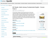 BC Reads: Adult Literacy Fundamental English - Course Pack 6