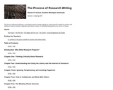 The Process of Research Writing