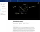 Photoelectric effect