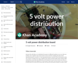 5 volt power distribution board