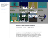 Intro to Games and Visualizations