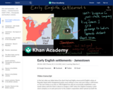 Early English settlements - Jamestown