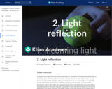 2. Light reflection