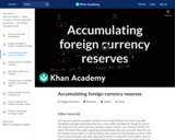 Accumulating foreign currency reserves