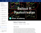 Bailout 9: Paulson's plan