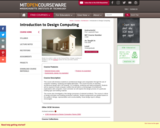 Introduction to Design Computing, Fall 2008