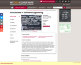 Foundations of Software Engineering, Fall 2000