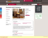 Economics and E-commerce, Fall 2014