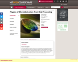 Physics of Microfabrication: Front End Processing, Fall 2004