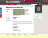 Advanced Topics in Cryptography, Spring 2003