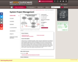 System and Project Management, Fall 2012