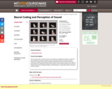 Neural Coding and Perception of Sound, Spring 2005