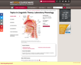 Topics in Linguistic Theory: Laboratory Phonology, Spring 2007