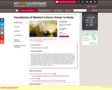 Foundations of Western Culture:  Homer to Dante, Fall 2008