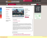 Foundations of Western Culture II, Fall 2002