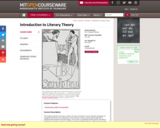 Introduction to Literary Theory, Fall 2014