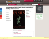 English Renaissance Drama: Theatre and Society in the Age of Shakespeare, Fall 2003