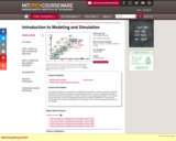 Introduction to Modeling and Simulation, Spring 2012