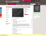 Introduction to Computational Molecular Biology, Fall 2004