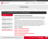 CH104: Chemistry and the Environment